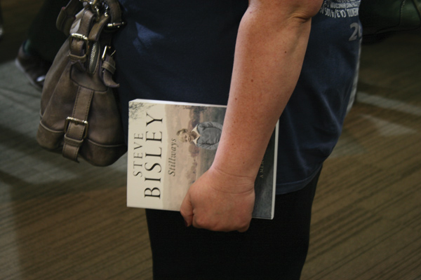 Author Steve Bisley talks at Chatswood