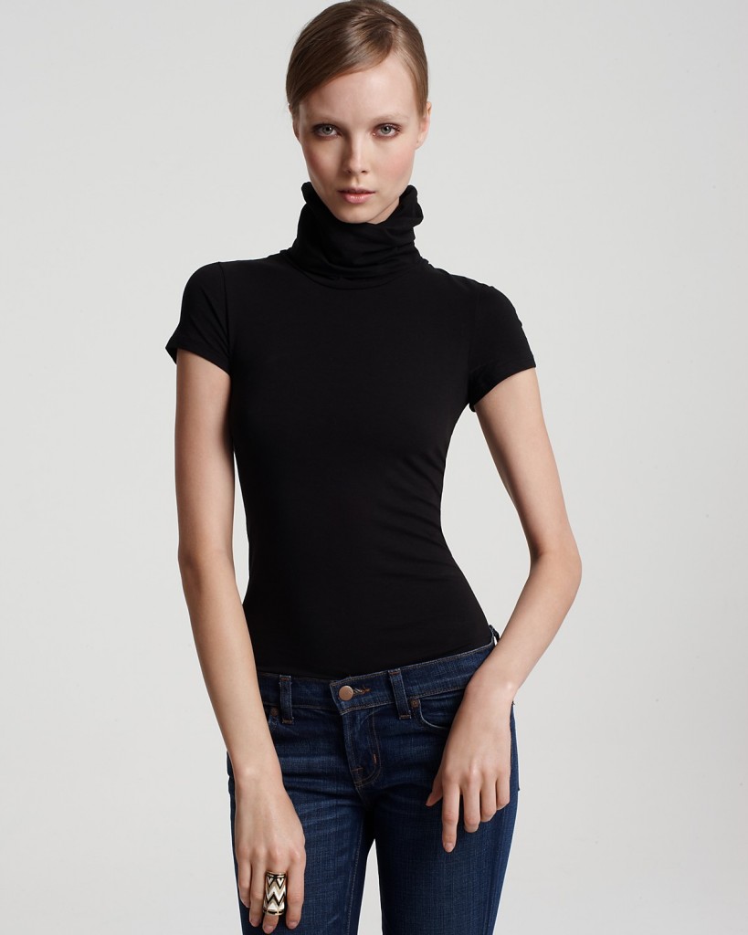 If you're feeling bold enough, try a turtle-neck!