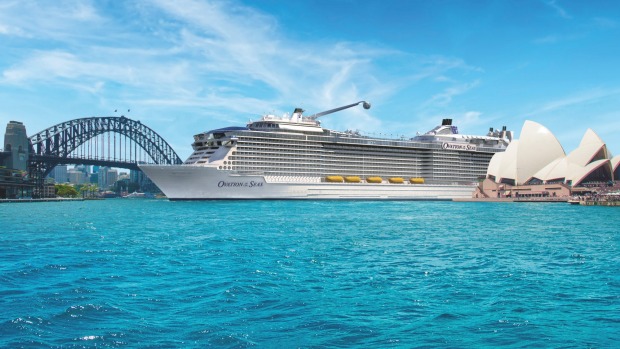 Super-Indulgent Cruise Liner Heads for Oz