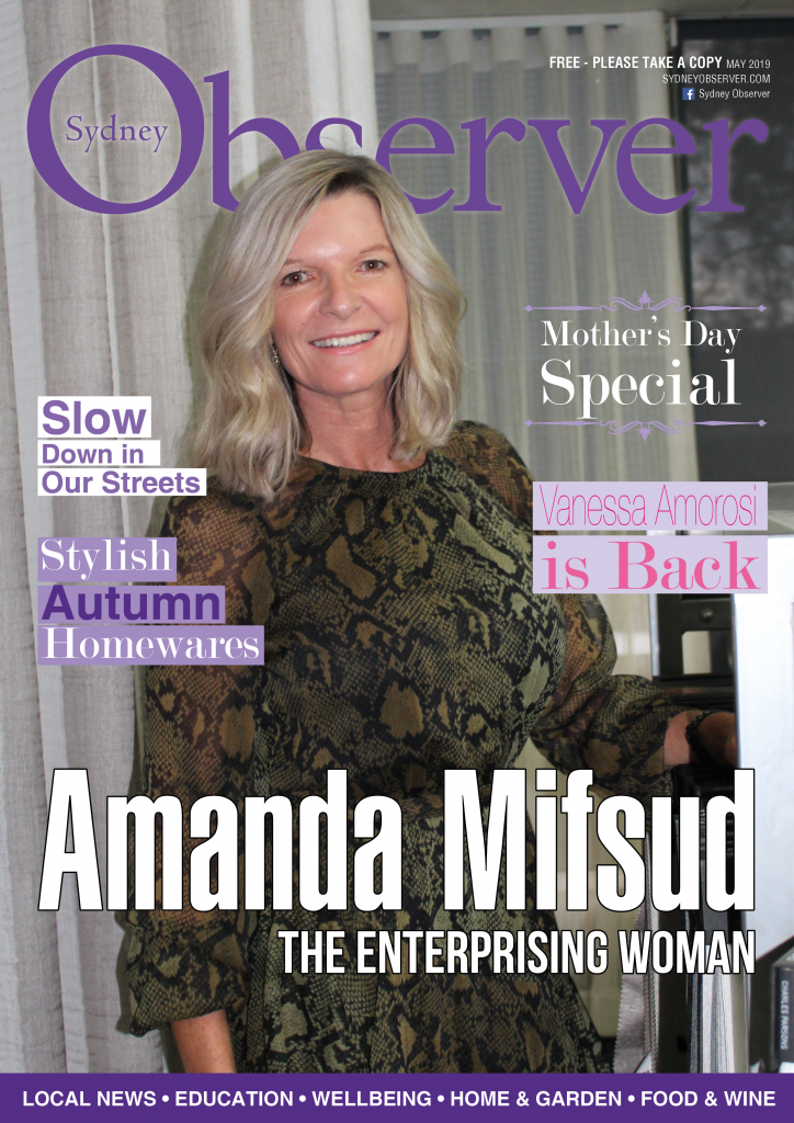 SO May 2019 issue cover, Amanda Mifsud.