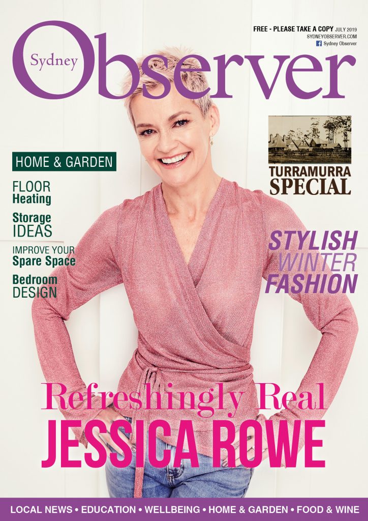 SO July 2019 issue cover, Jessica Rowe.