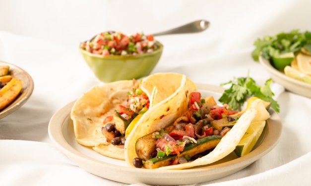 Soft Shell Tacos with Avocado Salsa