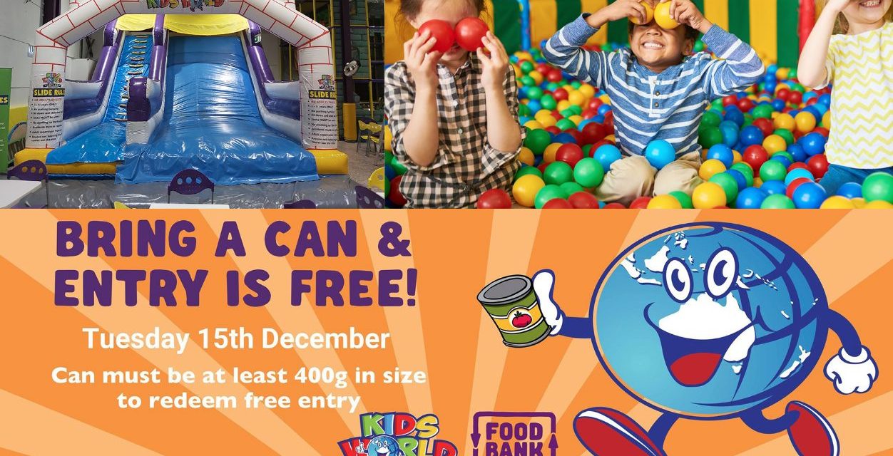 Support Charity and Receive Free Entry: Kids World Playland