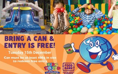 Support Charity and Receive Free Entry: Kids World Playland