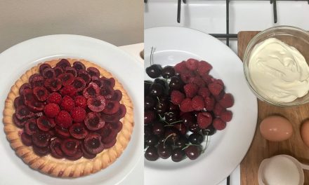 Home Baking: Cherry Custard Tart