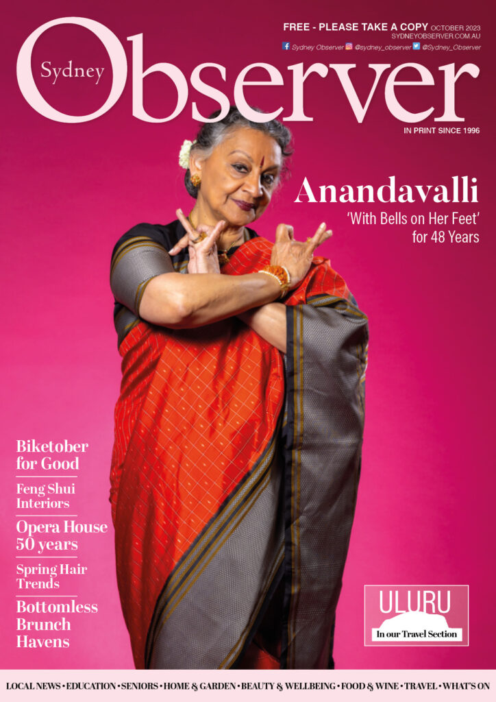 SO October cover, with the artist Anandavalli.